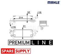 OIL COOLER, AUTOMATIC TRANSMISSION FOR AUDI A6 A7 MAHLE CLC 77 000P
