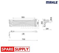 OIL COOLER, AUTOMATIC TRANSMISSION FOR BMW G05 G06 G07 MAHLE CLC 306 000P