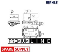 OIL COOLER, AUTOMATIC TRANSMISSION FOR LAND ROVER RANGE ROVER MAHLE CLC 19 000P