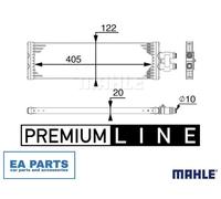 Oil Cooler, automatic transmission for MERCEDES-BENZ W447 MAHLE CLC 64 000P
