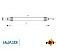 Oil Cooler, automatic transmission for MERCEDES-BENZ W639 NRF 31813 NEW