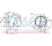 OIL COOLER, AUTOMATIC TRANSMISSION FOR MITSUBISHI GALANT FORTIS NISSENS 91119