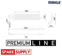 OIL COOLER, AUTOMATIC TRANSMISSION FOR OPEL ASTRA K MAHLE CLC 290 000P
