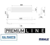 Oil Cooler, automatic transmission for VAUXHALL ASTRA MAHLE CLC 290 000P