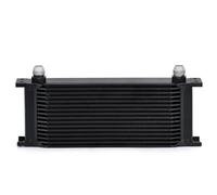 Oil Cooler Engine AN10 Aluminum Radiator 10/13/15/16/19/25/30 Row Oil Cooler Cooling Radiator Replacement Universal(16 rows black)