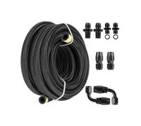 Oil Cooler Engine AN6 3/8" LS Swap EFI E85 Fit for 4L60E 4L65E PTFE Fuel Line Kit AN6 4.5M PTFE an Fittings Adapter Oil Cooler