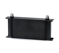 Oil Cooler Engine Engine Transmission Oil Cooler With 10AN Female To 8AN 6AN 19 Row Universal British Type Aluminum(Black)