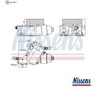 Oil Cooler NISSENS 91339 for NISSAN RENAULT