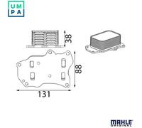 MAHLE CLC 432 000S Engine oil cooler