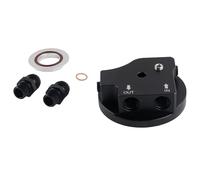 Oil Cooler Engine Oil Filter Cap With Oil Cooler Fittings Fit For BMW M50 S50 S52 S54 E36 E46 Aluminum Adapter Cover 11421711075