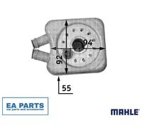 Oil Cooler, engine oil for AUDI 100 C4 4000 80 90 MAHLE CLC 45 000S