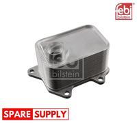 OIL COOLER, ENGINE OIL FOR AUDI A1 A3 A4 A5 FEBI BILSTEIN 102853