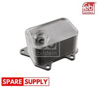 OIL COOLER, ENGINE OIL FOR AUDI A1 A3 A4 A5 FEBI BILSTEIN 102853