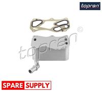 Oil Cooler, engine oil for MERCEDES-BENZ W204 W205 C205 S204 TOPRAN 625 256