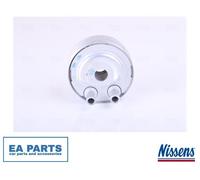 Oil Cooler, engine oil for NISSAN PRIMERA X-TRAIL NISSENS 90719