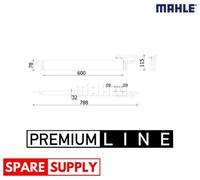 OIL COOLER, ENGINE OIL FOR OPEL INSIGNIA A MAHLE CLC 224 000P