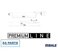 Oil Cooler, engine oil for OPEL INSIGNIA A MAHLE CLC 224 000P
