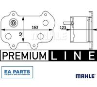 Oil Cooler, engine oil for PORSCHE 911 MAHLE CLC 61 000P