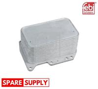OIL COOLER, ENGINE OIL FOR RENAULT KOLEOS MASTER TRAFIC FEBI BILSTEIN 105872