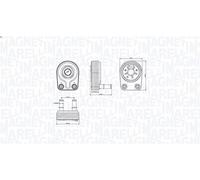 Oil Cooler, engine oil MAGNETI MARELLI 350300001400 for PUNTO (188_) 1.9 1999-