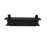 Oil Cooler Engine Universal Engine Oil Cooler AN10 7/10/13/16/19/25 Rows Oil Cooler Radiator Engine Transmission Oil Cooler Silver/Black Transmission Oil Cooler(Orange)