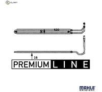 MAHLE ORIGINAL CLC 53 000P Oil Cooler, steering system