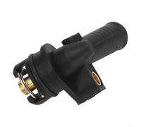 Oil Cooler Thermostat Coolant Flange for Ford Transit MK7 2.2 2.4 Diesel 2006-2016, Front Axle Fit, 12mm Inner Diameter, 75°C Opening, Replaces OEM 1372333 6C1Q6L635AB