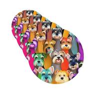 Oil Cute Schnauzer Dogs Car Air Freshener Cards for Women Men 4 Pack Cute Car Accessories Long Lasting Scent Car Diffuser Hanging Auto Aromatherapy Tablets Car Fresheners Gifts