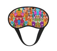 Oil Cute Schnauzer Dogs Print Sleep Eye Mask Light Blocking Soft and Comfortable Night Eye Blinder for Women Men for Sleeping Travel Night Shift