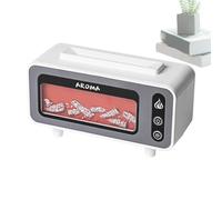 Oil Diffuser - Aromatherapy Diffusers Humidifier | Essential Oil Diffuser | Humidifiers for Bedroom, Aromatherapy Diffuser with Fireplace Fire | 200ml USB Humidified