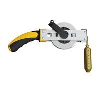 Oil Dipstick for Measuring Oil Level in Tanks, 300mm Metal Measuring Tape with Brass Anchor and Rubber Handle, Carbon Steel Recovery Tape 10m