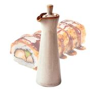 Oil Dispenser - 120ml Japanese Ceramic Oil Bottle Vinegar Storage Container | Kitchen Syrup Seasoning Kitchen Condiment Honey Pantry Counter Util