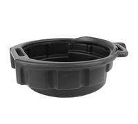 Oil Drain Pan 10L Black Plastic Anti Splashing Motor Oil Drip Catcher Pan for Home Work Shop