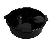 Oil Drain Pan 6L Thickened Round Splash-proof Oil Catch Pan Multipurpose Portable Industrial Catching Tray for Motorcycle Car Change Drain for Change