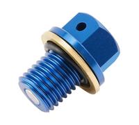 Oil Drain Plug Bolt M12xP1 5 Compatible With ZX6R ZX7R ZX9 ZX10R ZX12R ZX14R 650 1000 750-600 1100 1200 ZRX Motorcycle Models(Blue)