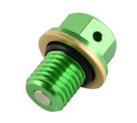 Oil Drain Plug Bolt M12xP1 5 Compatible With ZX6R ZX7R ZX9 ZX10R ZX12R ZX14R 650 1000 750-600 1100 1200 ZRX Motorcycle Models(Green)
