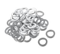 Oil Drain Plug Gaskets, 50pcs Aluminum 14MM Sump Plug Washer Oil Drain Sealing Ring for Some Honda, Land Rover Defender 94109-14000, ALU1403, ALU1403L, T3550605