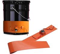 Oil Drum Heater Metal Oil Drum Heater, Barrel Heating Belt Drum Heater Of Silicone Rubber, With Adjustable Rotary Thermostat, Heavy Duty Barrel Band Heater For Tank, Drum, Pipe Practical