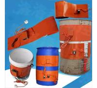 Oil Drum Heating Belt, Silicone Rubber Heater Chemical Barrel Resin Barrel Heating Liquefied Gas Tank Resin Heating Belt with Adjustable Rotary Thermostat 30℃~150℃ Practical