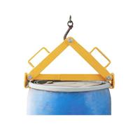 Oil Drum Lifting Clamp,Heavy Duty Barrel Hook Spreader,Sheet Metal Clamp,Load Capacity 500kg,for Steel and Plastic Drums(Style 8)