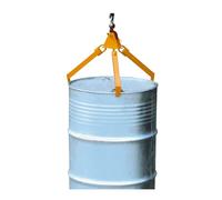 Oil Drum Lifting Clamp,Heavy Duty Barrel Hook Spreader,Sheet Metal Clamp,Load Capacity 500kg,for Steel and Plastic Drums(Style 2)