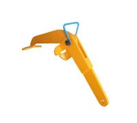 Oil Drum Lifting Clamp,Hook Spreader Dedicated,Crane Forklift Top Hook Drum Lift,for Industrial and Warehouse Use(Yellow)