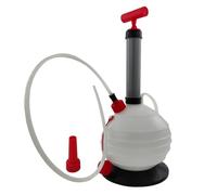 Oil Extractor Pump - Vacuum Syphon Pump for Engine Oils, Coolant, Fluid Removal 6L - 4 Different Hose sizes and Adaptors