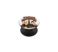 Oil Field Derrick Timeless Classic Vintage American History PopSockets Adhesive PopGrip