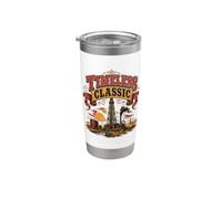 Oil Field Derrick Timeless Classic Vintage American History Stainless Steel Insulated Tumbler