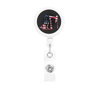 Oil Field Lives Matter Retractable Badge Holder Reel Clip Id Card Holder forNurse Student Office Worker