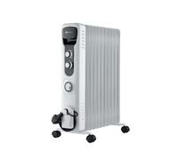 PureMate Oil Filled Radiator, 2500W/2.5KW - 11 Fin - Portable Electric Heater, 3 Power Settings, Adjustable Temperature and Thermostat, Thermal Safety Cut off & 24 Hour Timer