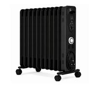 Oil Filled Radiator Electric Portable Heater Thermostat & 24 Hour Timer 2.5KW