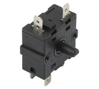 Oil-Filled Radiator Heater Switch 3-Pin/5-Pin 16A 250V Power Control Switch for Temperature Adjustment Compatible with Various Heater Brands (5foot 3gear)