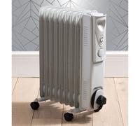 2000W Oil Filled Radiator White